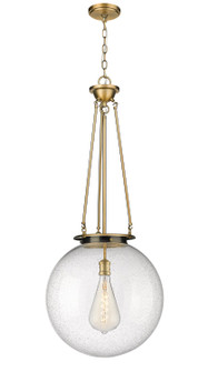 Essex One Light Pendant in Brushed Brass (405|2211PBBG20418)