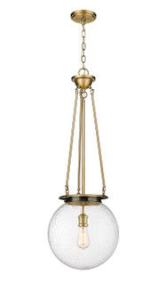 Essex One Light Pendant in Brushed Brass (405|2211PBBG20414)