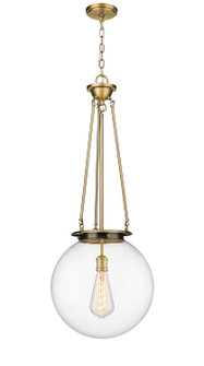 Essex One Light Pendant in Brushed Brass (405|2211PBBG20216)