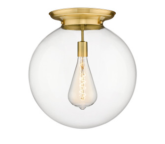 Essex One Light Flush Mount in Satin Gold (405|2211FSGG20218)