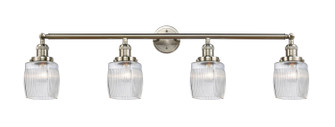 Franklin Restoration Four Light Bath Vanity in Brushed Satin Nickel (405|215SNG302)