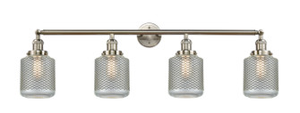 Franklin Restoration Four Light Bath Vanity in Brushed Satin Nickel (405|215SNG262)