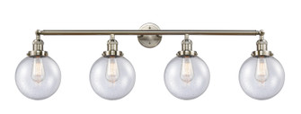 Franklin Restoration Four Light Bath Vanity in Brushed Satin Nickel (405|215SNG2048)