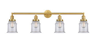 Franklin Restoration Four Light Bath Vanity in Satin Gold (405|215SGG182)