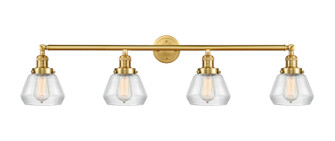 Franklin Restoration Four Light Bath Vanity in Satin Gold (405|215SGG172)