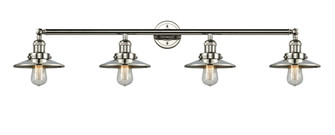Franklin Restoration Four Light Bath Vanity in Polished Nickel (405|215PNM1)
