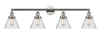 Franklin Restoration Four Light Bath Vanity in Polished Nickel (405|215PNG44)