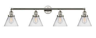 Franklin Restoration Four Light Bath Vanity in Polished Nickel (405|215PNG42)