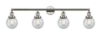 Franklin Restoration Four Light Bath Vanity in Polished Nickel (405|215PNG2046)
