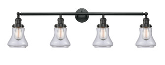 Franklin Restoration Four Light Bath Vanity in Matte Black (405|215BKG192)