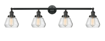 Franklin Restoration Four Light Bath Vanity in Matte Black (405|215BKG172)