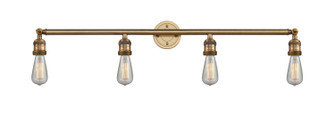 Franklin Restoration Four Light Bath Vanity in Brushed Brass (405|215BB)