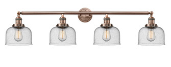 Franklin Restoration Four Light Bath Vanity in Antique Copper (405|215ACG74)