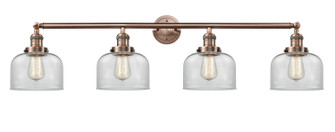 Franklin Restoration Four Light Bath Vanity in Antique Copper (405|215ACG72)