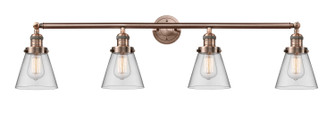 Franklin Restoration Four Light Bath Vanity in Antique Copper (405|215ACG62)