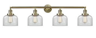 Franklin Restoration Four Light Bath Vanity in Antique Brass (405|215ABG72)