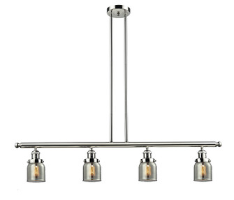 Franklin Restoration Four Light Island Pendant in Polished Nickel (405|214PNG53)