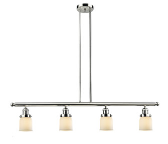 Franklin Restoration Four Light Island Pendant in Polished Nickel (405|214PNG51)