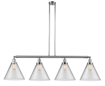 Franklin Restoration Four Light Island Pendant in Polished Chrome (405|214PCG42L)