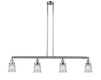 Franklin Restoration Four Light Island Pendant in Polished Chrome (405|214PCG184S)
