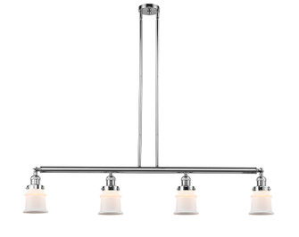 Franklin Restoration Four Light Island Pendant in Polished Chrome (405|214PCG181S)