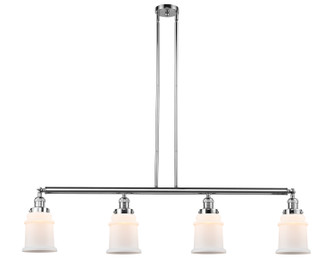 Franklin Restoration Four Light Island Pendant in Polished Chrome (405|214PCG181)