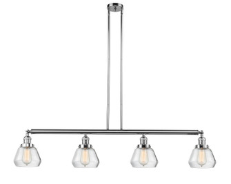 Franklin Restoration Four Light Island Pendant in Polished Chrome (405|214PCG172)