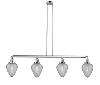 Franklin Restoration Four Light Island Pendant in Polished Chrome (405|214PCG165)