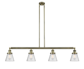 Franklin Restoration LED Island Pendant in Antique Brass (405|214ABG64LED)