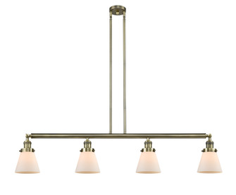 Franklin Restoration LED Island Pendant in Antique Brass (405|214ABG61LED)