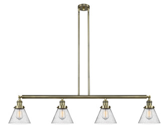 Franklin Restoration LED Island Pendant in Antique Brass (405|214ABG44LED)