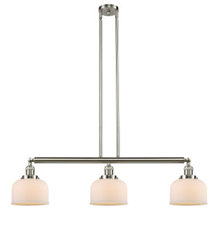 Franklin Restoration Three Light Island Pendant in Brushed Satin Nickel (405|213SNG71)