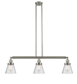 Franklin Restoration LED Island Pendant in Brushed Satin Nickel (405|213SNG64LED)