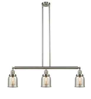 Franklin Restoration Three Light Island Pendant in Brushed Satin Nickel (405|213SNG58)