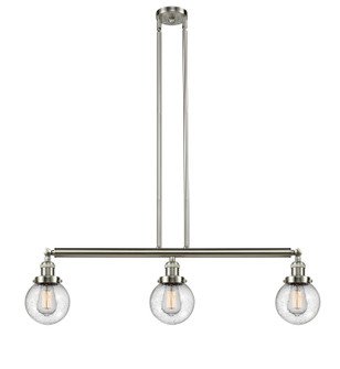 Franklin Restoration LED Island Pendant in Brushed Satin Nickel (405|213SNG2046LED)