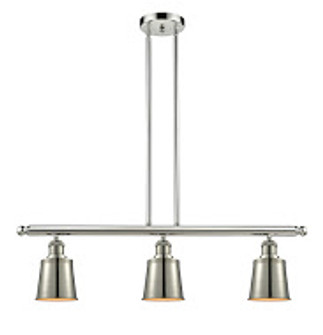 Franklin Restoration Three Light Island Pendant in Polished Nickel (405|213PNM9)