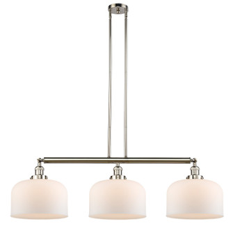 Franklin Restoration Three Light Island Pendant in Polished Nickel (405|213PNG71L)