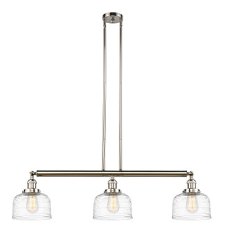 Franklin Restoration Three Light Island Pendant in Polished Nickel (405|213PNG713)