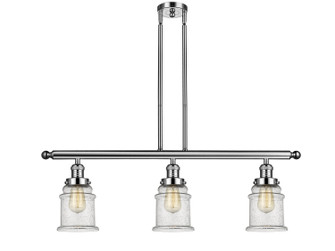 Franklin Restoration Three Light Island Pendant in Polished Nickel (405|213PNG184)