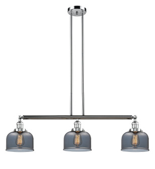 Franklin Restoration Three Light Island Pendant in Polished Chrome (405|213PCG73)