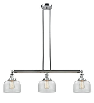 Franklin Restoration Three Light Island Pendant in Polished Chrome (405|213PCG72)