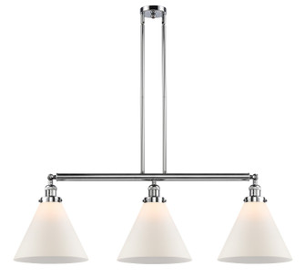 Franklin Restoration Three Light Island Pendant in Polished Chrome (405|213PCG41L)