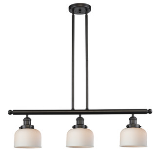 Franklin Restoration Three Light Island Pendant in Oil Rubbed Bronze (405|213OBG71)