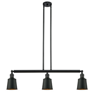 Franklin Restoration LED Island Pendant in Matte Black (405|213BKM9BKLED)