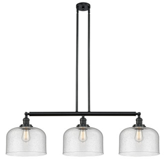 Franklin Restoration LED Island Pendant in Matte Black (405|213BKG74LLED)