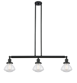 Franklin Restoration LED Island Pendant in Matte Black (405|213BKG322LED)