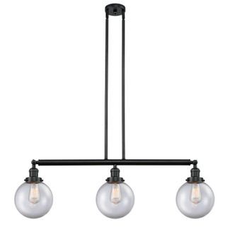 Franklin Restoration LED Island Pendant in Matte Black (405|213BKG2028LED)