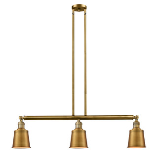 Franklin Restoration LED Island Pendant in Brushed Brass (405|213BBM9BBLED)