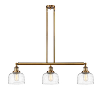 Franklin Restoration LED Island Pendant in Brushed Brass (405|213BBG713LED)