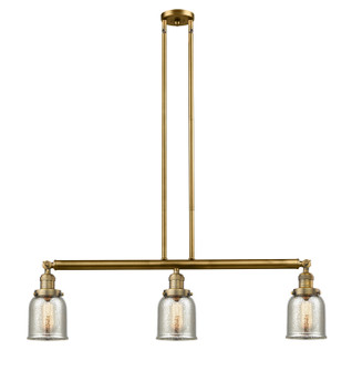 Franklin Restoration Three Light Island Pendant in Brushed Brass (405|213BBG58)